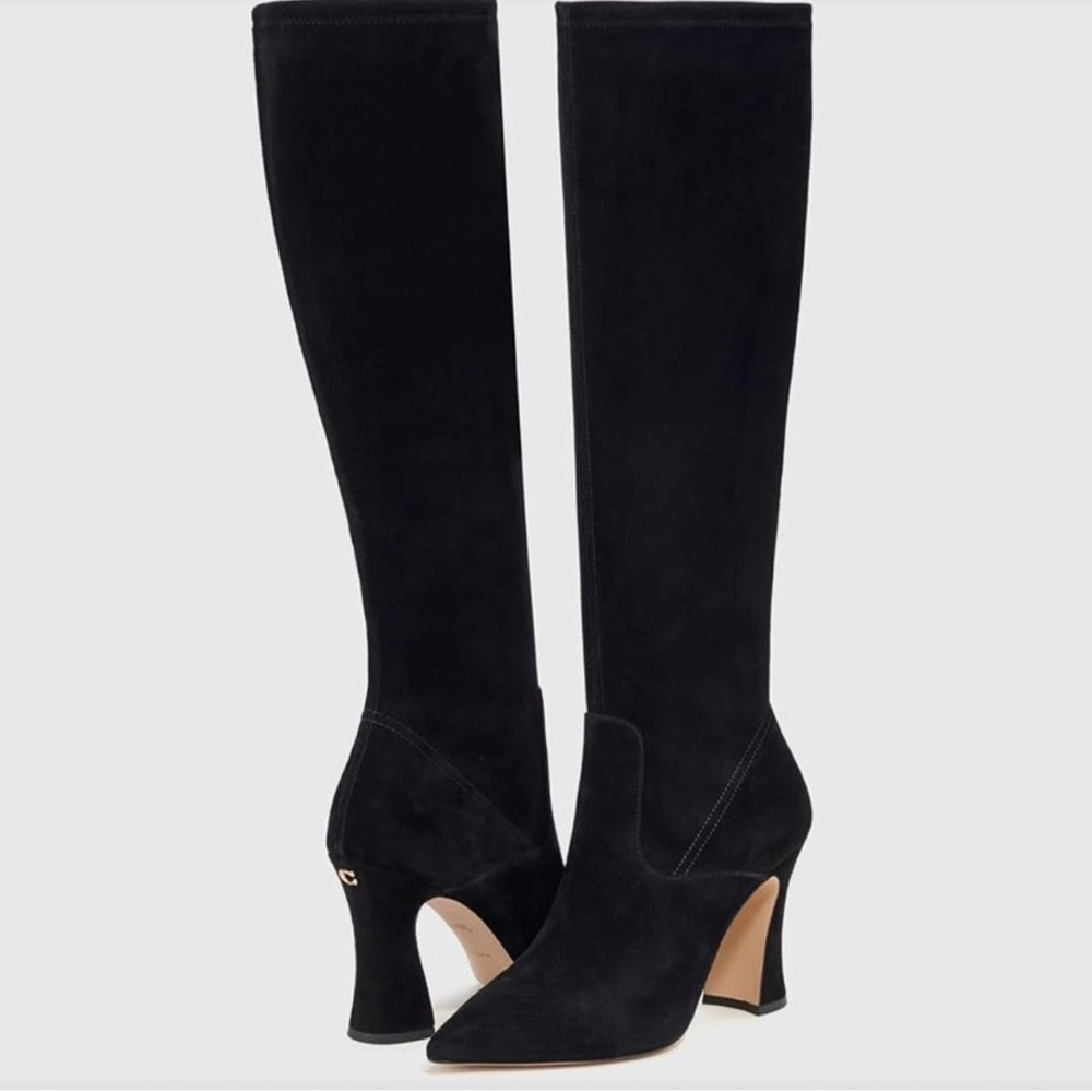 NEW**Coach Suede Knee-High Boots